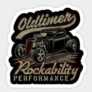 Oldtimer Rockability Performance Retro Vintage Car Sticker